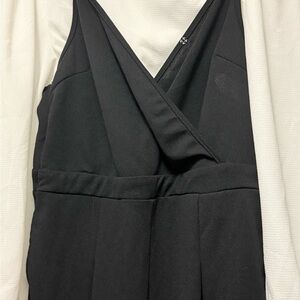Black Sleeveless Jumpsuit